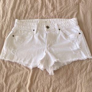 Joe’s White Denim Shorts